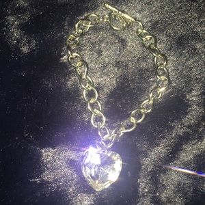 Faux silver bracelet